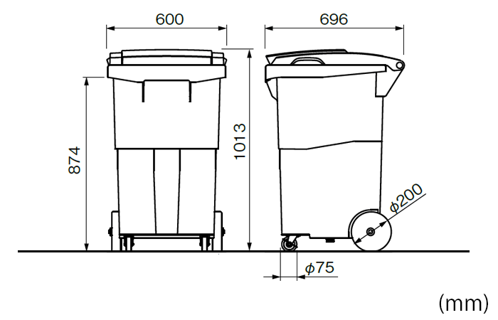 積水化学工業（セキスイ化学） リサイクルカート #200 搬送型 RCN210